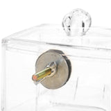 Maxbell Portable Rutin Chicken Feeder Acrylic for Poultry Farm Feeding Accessories with screws