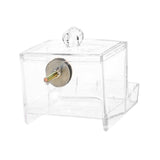 Maxbell Portable Rutin Chicken Feeder Acrylic for Poultry Farm Feeding Accessories with screws