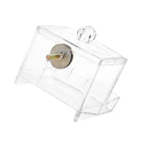 Maxbell Portable Rutin Chicken Feeder Acrylic for Poultry Farm Feeding Accessories with screws
