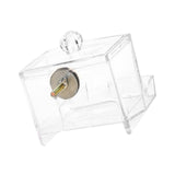 Maxbell Portable Rutin Chicken Feeder Acrylic for Poultry Farm Feeding Accessories with screws