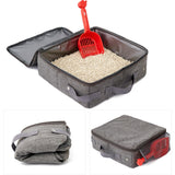 Maxbell Cat Toilet Trainer Collapsible with Handle Lightweight for Kitty Travel