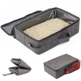 Maxbell Cat Toilet Trainer Collapsible with Handle Lightweight for Kitty Travel