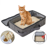 Maxbell Cat Toilet Trainer Collapsible with Handle Lightweight for Kitty Travel