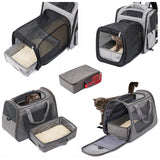 Maxbell Cat Toilet Trainer Collapsible with Handle Lightweight for Kitty Travel