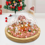 Maxbell DIY Rabbit Night Light Materials Micro Landscape Bunny Lamp for Baby Room