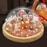 Maxbell DIY Rabbit Night Light Materials Micro Landscape Bunny Lamp for Baby Room