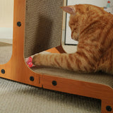Maxbell Cat Scratcher T Shape Cat Scratch Pad with Ball Thickened for Pet Supplies 50cmx25.5cmx53cm