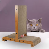 Maxbell Cat Scratcher T Shape Cat Scratch Pad with Ball Thickened for Pet Supplies 50cmx25.5cmx53cm