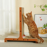 Maxbell Cat Scratcher T Shape Cat Scratch Pad with Ball Thickened for Pet Supplies 50cmx25.5cmx53cm