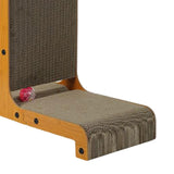 Maxbell Cat Scratcher T Shape Cat Scratch Pad with Ball Thickened for Pet Supplies 60.8cmx25cmx64cm