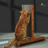 Maxbell Cat Scratcher T Shape Cat Scratch Pad with Ball Thickened for Pet Supplies 60.8cmx25cmx64cm
