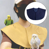 Maxbell Parrot Anti Scratch Shoulder Protector for Cockatiels Sun Conures Finches Blue