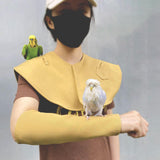 Maxbell Pet Anti Scratch Arm Protector Bird Pad Multi Functional for Pet Supplies Yellow