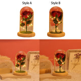 Maxbell light with Base Floral Crafts Valentines Day Home Decor Style A