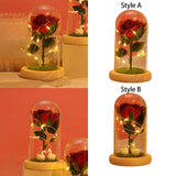 Maxbell light with Base Floral Crafts Valentines Day Home Decor Style A