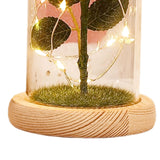 Maxbell light with Base Floral Crafts Valentines Day Home Decor Style A