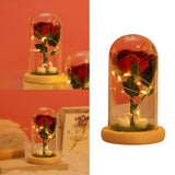 Maxbell light with Base Floral Crafts Valentines Day Home Decor Style D