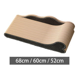 Maxbell Cat Scratcher Lounge Cat Scratch Pad Scratching Board Cardboard Sofa Bed 68cmx40cmx17cm