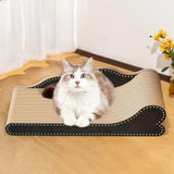 Maxbell Cat Scratcher Lounge Cat Scratch Pad Scratching Board Cardboard Sofa Bed 60cmx27.5cmx15cm