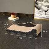Maxbell Cat Scratcher Lounge Cat Scratch Pad Scratching Board Cardboard Sofa Bed 52cmx25cmx13cm