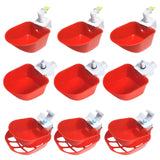 Maxbell 3Pcs Automatic Chicken Waterer Feeder Tools Cage Hang for Ducks Chicks Goose style A