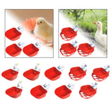 Maxbell 3Pcs Automatic Chicken Waterer Feeder Tools Cage Hang for Ducks Chicks Goose style A