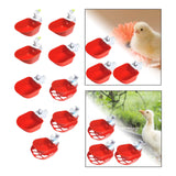 Maxbell 3Pcs Automatic Chicken Waterer Feeder Tools Cage Hang for Ducks Chicks Goose style A