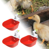 Maxbell 3Pcs Automatic Chicken Waterer Feeder Tools Cage Hang for Ducks Chicks Goose style A