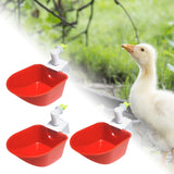 Maxbell 3Pcs Automatic Chicken Waterer Feeder Tools Cage Hang for Ducks Chicks Goose style A