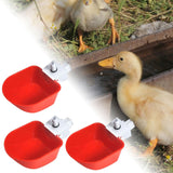Maxbell 3Pcs Automatic Chicken Waterer Feeder Tools Cage Hang for Ducks Chicks Goose style B