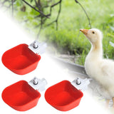 Maxbell 3Pcs Automatic Chicken Waterer Feeder Tools Cage Hang for Ducks Chicks Goose style B