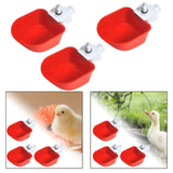 Maxbell 3Pcs Automatic Chicken Waterer Feeder Tools Cage Hang for Ducks Chicks Goose style B