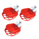 Maxbell 3Pcs Automatic Chicken Waterer Feeder Tools Cage Hang for Ducks Chicks Goose style C