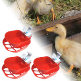 Maxbell 3Pcs Automatic Chicken Waterer Feeder Tools Cage Hang for Ducks Chicks Goose style C