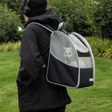 Maxbell Portable Cats Carrier Bag Large Capacity Cage Tote Mesh Walking Fashion