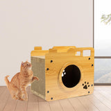 Maxbell Paper Cats Scratching Board Claw Scratcher Pet Standing for Kitten Kitty