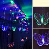 Maxbell Curtain Lights Hanging Ornaments Twinkle Lights LED for Party Festival