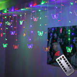 Maxbell Curtain Lights Hanging Ornaments Twinkle Lights LED for Party Festival