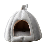 Maxbell Cave Pet Bed Dog Tent Nonslip Slip Cats Warm House for Small Medium Puppy Gray 35x35x35cm