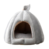Maxbell Cave Pet Bed Dog Tent Nonslip Slip Cats Warm House for Small Medium Puppy Gray 35x35x35cm