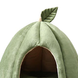 Maxbell Cave Pet Bed Dog Tent Nonslip Slip Cats Warm House for Small Medium Puppy Green 48x50x40cm