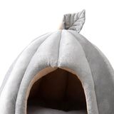 Maxbell Cave Pet Bed Dog Tent Nonslip Slip Cats Warm House for Small Medium Puppy Gray 48x50x40cm