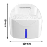 Maxbell Pet Cat Water Fountain 2.5L Electric Pet Drinking Fountain Water Dispenser