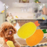 Maxbell Dog Chew Toy Dog Puzzle Toy Dog Squeaky Toys for Dog Training Teething Yellow