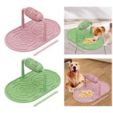 Maxbell Dogs Licking Pad Dish Detachable Feeding Feeder Nonslip Waterproof for Cat Pink