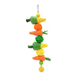 Maxbell Bird Chewing Toy Hanging Swing Training Parrot Toys for Finches Cockatoos C