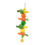 Maxbell Bird Chewing Toy Hanging Swing Training Parrot Toys for Finches Cockatoos C