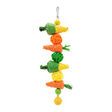 Maxbell Bird Chewing Toy Hanging Swing Training Parrot Toys for Finches Cockatoos C