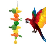 Maxbell Bird Chewing Toy Hanging Swing Training Parrot Toys for Finches Cockatoos C