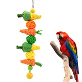 Maxbell Bird Chewing Toy Hanging Swing Training Parrot Toys for Finches Cockatoos C